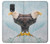 W3843 Bald Eagle On Ice Hülle Schutzhülle Taschen und Leder Flip für Samsung Galaxy Note 4