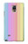 W3849 Colorful Vertical Colors Hülle Schutzhülle Taschen und Leder Flip für Samsung Galaxy Note 4