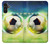 W3844 Glowing Football Soccer Ball Hülle Schutzhülle Taschen und Leder Flip für Samsung Galaxy A13 5G