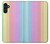 W3849 Colorful Vertical Colors Hülle Schutzhülle Taschen und Leder Flip für Samsung Galaxy A13 5G