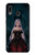 W3847 Lilith Devil Bride Gothic Girl Skull Grim Reaper Hülle Schutzhülle Taschen und Leder Flip für Samsung Galaxy A20, Galaxy A30