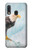 W3843 Bald Eagle On Ice Hülle Schutzhülle Taschen und Leder Flip für Samsung Galaxy A20e