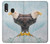 W3843 Bald Eagle On Ice Hülle Schutzhülle Taschen und Leder Flip für Samsung Galaxy A20e