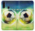 W3844 Glowing Football Soccer Ball Hülle Schutzhülle Taschen und Leder Flip für Samsung Galaxy A20s