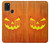 W3828 Pumpkin Halloween Hülle Schutzhülle Taschen und Leder Flip für Samsung Galaxy A21s