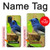 W3839 Bluebird of Happiness Blue Bird Hülle Schutzhülle Taschen und Leder Flip für Samsung Galaxy A21s