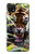 W3838 Barking Bengal Tiger Hülle Schutzhülle Taschen und Leder Flip für Samsung Galaxy A22 5G