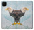 W3843 Bald Eagle On Ice Hülle Schutzhülle Taschen und Leder Flip für Samsung Galaxy A22 5G