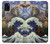 W3851 World of Art Van Gogh Hokusai Da Vinci Hülle Schutzhülle Taschen und Leder Flip für Samsung Galaxy A31