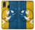 W3857 Peace Dove Ukraine Flag Hülle Schutzhülle Taschen und Leder Flip für Samsung Galaxy A40
