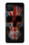 W3848 United Kingdom Flag Skull Hülle Schutzhülle Taschen und Leder Flip für Samsung Galaxy A42 5G