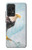 W3843 Bald Eagle On Ice Hülle Schutzhülle Taschen und Leder Flip für Samsung Galaxy A52, Galaxy A52 5G