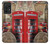 W3856 Vintage London British Hülle Schutzhülle Taschen und Leder Flip für Samsung Galaxy A52, Galaxy A52 5G