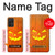 W3828 Pumpkin Halloween Hülle Schutzhülle Taschen und Leder Flip für Samsung Galaxy A72, Galaxy A72 5G