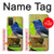 W3839 Bluebird of Happiness Blue Bird Hülle Schutzhülle Taschen und Leder Flip für Samsung Galaxy A03S