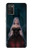 W3847 Lilith Devil Bride Gothic Girl Skull Grim Reaper Hülle Schutzhülle Taschen und Leder Flip für Samsung Galaxy A03S