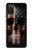 W3850 American Flag Skull Hülle Schutzhülle Taschen und Leder Flip für Samsung Galaxy A03S
