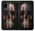 W3850 American Flag Skull Hülle Schutzhülle Taschen und Leder Flip für Samsung Galaxy A02s, Galaxy M02s  (NOT FIT with Galaxy A02s Verizon SM-A025V)
