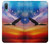 W3841 Bald Eagle Flying Colorful Sky Hülle Schutzhülle Taschen und Leder Flip für Samsung Galaxy A04, Galaxy A02, M02