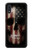 W3850 American Flag Skull Hülle Schutzhülle Taschen und Leder Flip für Samsung Galaxy A01