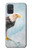 W3843 Bald Eagle On Ice Hülle Schutzhülle Taschen und Leder Flip für Samsung Galaxy A71