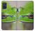 W3845 Green frog Hülle Schutzhülle Taschen und Leder Flip für Samsung Galaxy A71