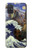 W3851 World of Art Van Gogh Hokusai Da Vinci Hülle Schutzhülle Taschen und Leder Flip für Samsung Galaxy A71