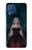 W3847 Lilith Devil Bride Gothic Girl Skull Grim Reaper Hülle Schutzhülle Taschen und Leder Flip für Samsung Galaxy M62