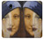 W3853 Mona Lisa Gustav Klimt Vermeer Hülle Schutzhülle Taschen und Leder Flip für Samsung Galaxy J7 (2018), J7 Aero, J7 Top, J7 Aura, J7 Crown, J7 Refine, J7 Eon, J7 V 2nd Gen, J7 Star