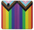 W3846 Pride Flag LGBT Hülle Schutzhülle Taschen und Leder Flip für Samsung Galaxy J3 (2018), J3 Star, J3 V 3rd Gen, J3 Orbit, J3 Achieve, Express Prime 3, Amp Prime 3