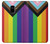 W3846 Pride Flag LGBT Hülle Schutzhülle Taschen und Leder Flip für Samsung Galaxy A8 (2018)