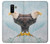 W3843 Bald Eagle On Ice Hülle Schutzhülle Taschen und Leder Flip für Samsung Galaxy A6 (2018)