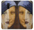 W3853 Mona Lisa Gustav Klimt Vermeer Hülle Schutzhülle Taschen und Leder Flip für Samsung Galaxy A6 (2018)