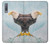 W3843 Bald Eagle On Ice Hülle Schutzhülle Taschen und Leder Flip für Samsung Galaxy A7 (2018)