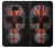 W3848 United Kingdom Flag Skull Hülle Schutzhülle Taschen und Leder Flip für Samsung Galaxy A3 (2017)