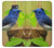 W3839 Bluebird of Happiness Blue Bird Hülle Schutzhülle Taschen und Leder Flip für Samsung Galaxy J7 Prime (SM-G610F)