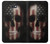 W3850 American Flag Skull Hülle Schutzhülle Taschen und Leder Flip für Samsung Galaxy J7 Prime (SM-G610F)