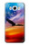 W3841 Bald Eagle Flying Colorful Sky Hülle Schutzhülle Taschen und Leder Flip für Samsung Galaxy J7 (2016)