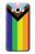 W3846 Pride Flag LGBT Hülle Schutzhülle Taschen und Leder Flip für Samsung Galaxy J7 (2016)