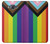 W3846 Pride Flag LGBT Hülle Schutzhülle Taschen und Leder Flip für Samsung Galaxy J7 (2016)
