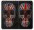 W3848 United Kingdom Flag Skull Hülle Schutzhülle Taschen und Leder Flip für Samsung Galaxy J7 (2016)