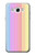 W3849 Colorful Vertical Colors Hülle Schutzhülle Taschen und Leder Flip für Samsung Galaxy J7 (2016)