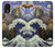 W3851 World of Art Van Gogh Hokusai Da Vinci Hülle Schutzhülle Taschen und Leder Flip für Samsung Galaxy Xcover 5