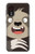 W3855 Sloth Face Cartoon Hülle Schutzhülle Taschen und Leder Flip für Samsung Galaxy Xcover 5