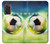 W3844 Glowing Football Soccer Ball Hülle Schutzhülle Taschen Flip für Samsung Galaxy Z Fold2 5G