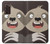 W3855 Sloth Face Cartoon Hülle Schutzhülle Taschen Flip für Samsung Galaxy Z Fold2 5G