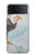 W3843 Bald Eagle On Ice Hülle Schutzhülle Taschen Flip für Samsung Galaxy Z Flip 3 5G