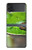 W3845 Green frog Hülle Schutzhülle Taschen Flip für Samsung Galaxy Z Flip 3 5G