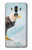 W3843 Bald Eagle On Ice Hülle Schutzhülle Taschen und Leder Flip für Huawei Mate 10 Pro, Porsche Design