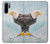 W3843 Bald Eagle On Ice Hülle Schutzhülle Taschen und Leder Flip für Huawei P30 Pro
